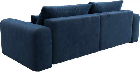 Диван угловой Лига-056 НПБ угол универсальный Лига Диванов (Велюр) арт.129161