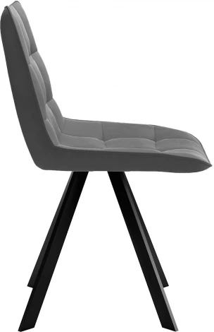 Стул DikLine 229 поворотный, B28 ANTRACITE, ножки черные