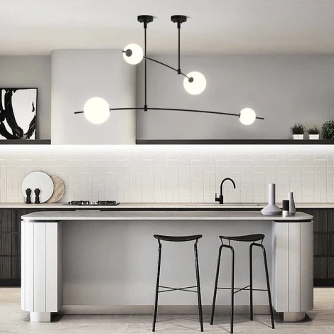 Люстра на штанге Freer S ImperiumLoft Freer01 (140715-26) (LED, 220V, шарики)