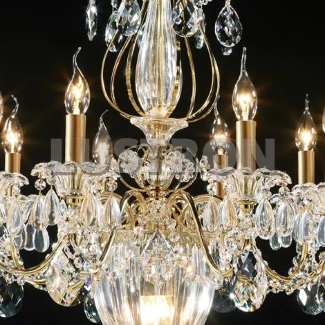 Подвесная люстра Osgona Schon 790111 (220V, хрусталь, подсвечник, свеча)