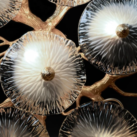 Потолочная люстра Loft It Bloom 10352/1000C AB (220V, цветы, ветки)