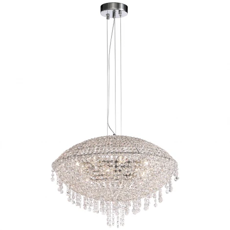 Подвесная люстра Osgona Classic 700120 (220V, хрусталь, на тросе, шар)