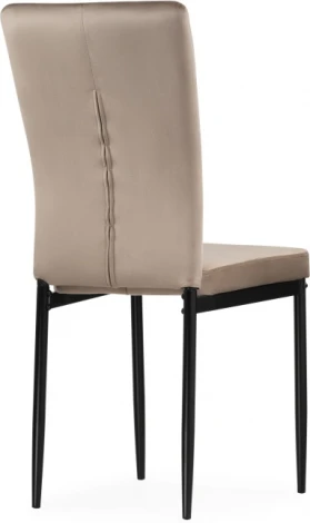 Стул на металлокаркасе Woodville Rek cappuccino / black