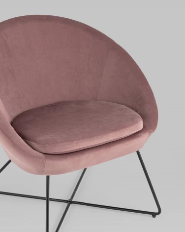 Кресло Stool Group Колумбия пыльно-розовое УТ000006619