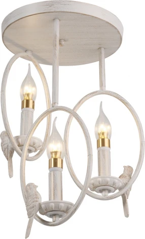 Потолочная люстра Мелодия Света PS1N SL7837 WT+GD 000067881