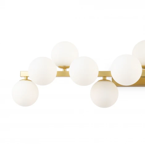 Бра Maytoni Dallas MOD547WL-13BS (220V, шарики, молекулы)