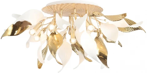 Потолочная люстра Crystal Lux STEFANIA PL9 (220V, листья)