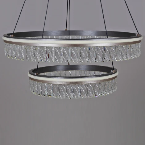 Подвесной светильник светодиодный с пультом Reluce 55008-0.4-600+400 (регулировка яркости, 220V, на тросе)