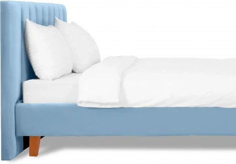 Кровать Queen II Sofia L 1600 ОГОГО (арт.577495), (Ткань/Голубой)