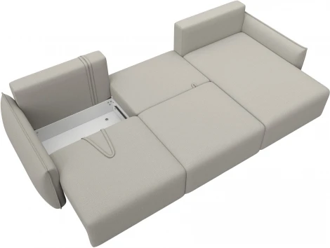 Диван угловой Лига-051 НПБ Лонг угол универсальный Лига Диванов (Рогожка) арт.128659