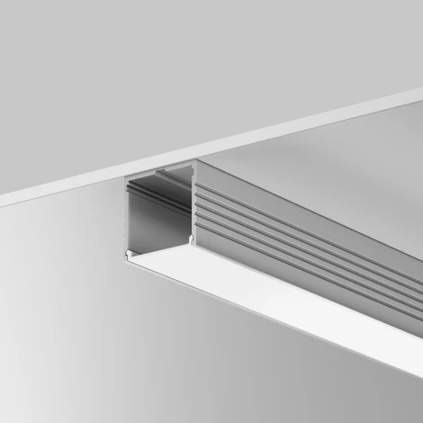 Алюминиевый профиль накладной 35x35 серебро, 2 м Maytoni Led Strip 631008