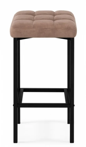Барный стул Woodville Лофт (Металл, Велюр/Черный) арт.614951