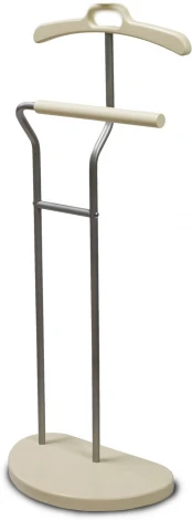 Вешалка костюмная Д 10 металлик/ слоновая кость Mebelik арт.002265
