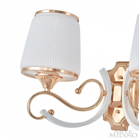 Бра Arte Milano Florentia-3857 303857/2W Wh/Gd (220V)