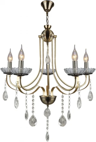 Подвесная люстра Reluce 04749-0.4-05 (220V, подвески, на цепи, подсвечник, свеча)