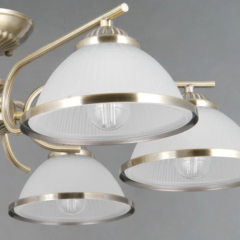 Потолочная люстра на штанге ILLUMICO IL0891-6CSQ-26 AB ELITE