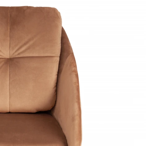 Кресло STAR (mod. CY-1919) серый (HLR 24)/черный (вельвет/металл)