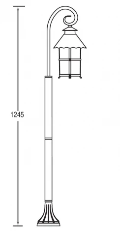 Наземный фонарь Oasis Light 81506/18 Gb