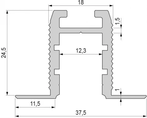 Профиль для светодиодной ленты ET-03-10 975471 Deko-Light