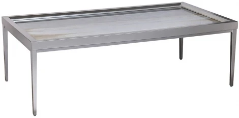 Журнальный стол Garda Decor ART-4514CF-STOL/ZH (Хром/Хром)