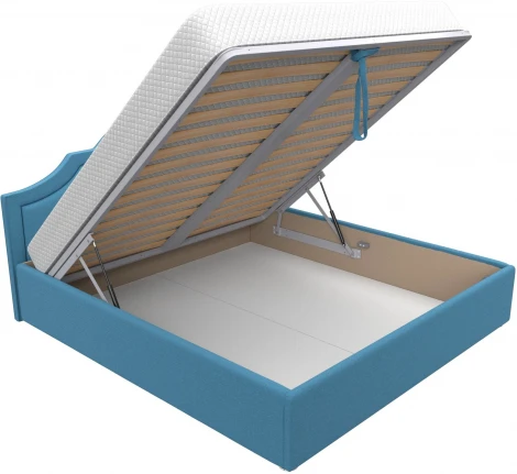 Кровать интерьерная Афина 180 Лига Диванов (Рогожка) арт.123581