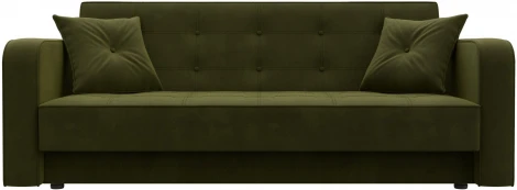 Диван-книжка Тур (Зеленый/Микровельвет) Лига Диванов арт.121783