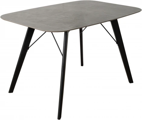 Стол обеденный обеденный JET CERAMIC прямоугольный 120*80 (Дерево бук, Венге) FA Wenge Pietra di luna 80х120