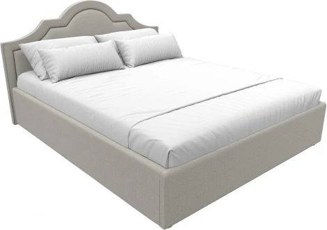 Кровать интерьерная Афина 160 (Бежевый/Рогожка) Лига Диванов арт.123043