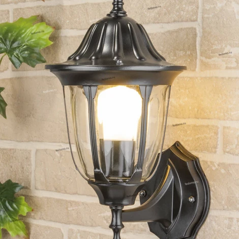 Настенный фонарь уличный Elektrostandard Feliz GL 1002U черный