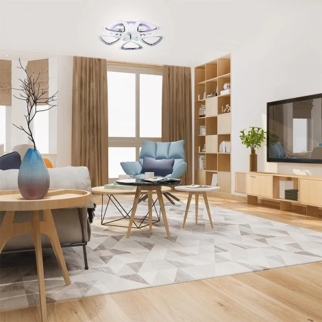 Потолочная люстра Escada 10221/5 LED*60+18W Chrome