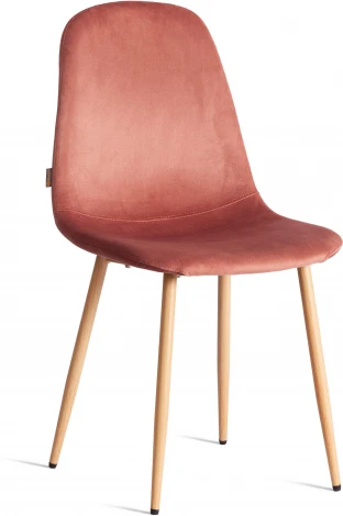 Стул BREEZE (mod. JSC-58) / 2 шт. в упаковке Tetchair (Велюр,Металл /Коралловый) арт.24491