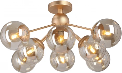 Потолочная люстра на штанге Vitaluce V3772-8/8PL, 8xE14 макс. 40Вт V3772-8/8PL