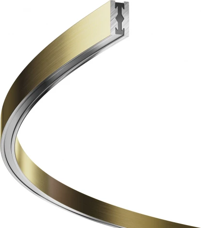 Шинопровод круглый из полукругов 1800мм Flarity латунь Maytoni Busbar trunkings Flarity TRX154-2SR-D1800-BS