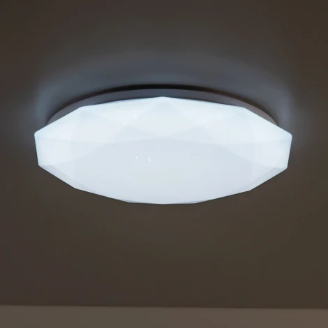 Потолочный светильник RGB круглый Citilux Астрон CL733480G (LED, 220V, пульт управления, круглые)