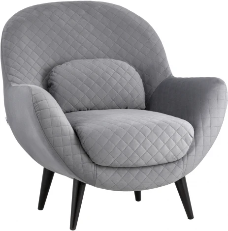 Кресло Карл велюр серый Stool Group Карл УТ000036310