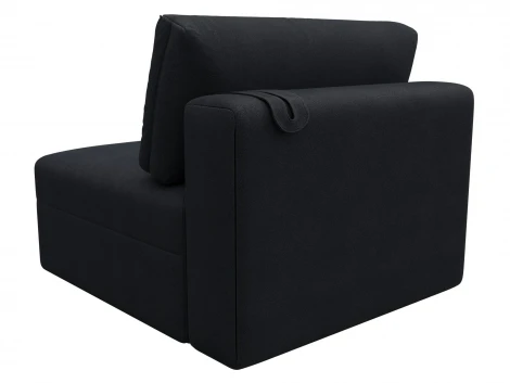 Модуль диван Лига-060 НПБ (ЛДСП,Брус,Фанера,Замша/Темно-серый) Лига Диванов 129540