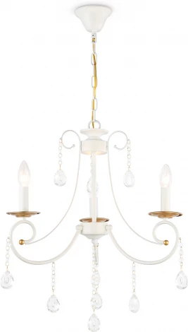 Подвесная люстра с хрусталем Ambrella Classic TR4915 (220V, подвески, на цепи, подсвечник, свеча)