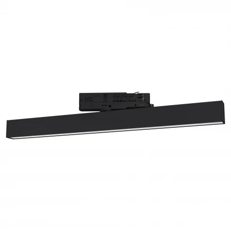 Трековый светильник светодиодный LGD-FLAT-4TR-S605-25W Warm3000 (BK, 100 deg, 230V, TRIAC) (Arlight, IP20 Металл) 058649