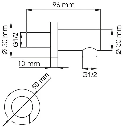 Шланговое подключение Wasserkraft A082