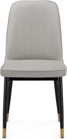 Стул на металлокаркасе Woodville Flor light gray / black