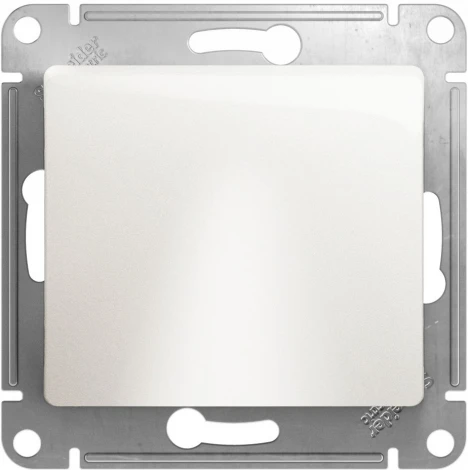 Вывод кабеля встраиваемый (перламутровый) Systeme Electric Glossa GSL000699