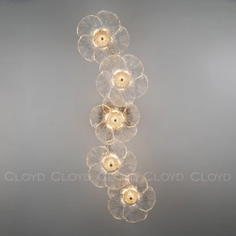 Настенный светильник светодиодный с цветами Cloyd Shambala 20396 (220V, цветы)