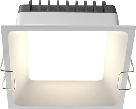 Встраиваемый светильник 12W Maytoni Okno DL056-12W3-4-6K-W (LED, 220V, круглые, IP44)