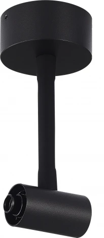 Потолочный токопроводящий соединитель с подводом питания ST Luce Techno ST1602.429.00 Черный