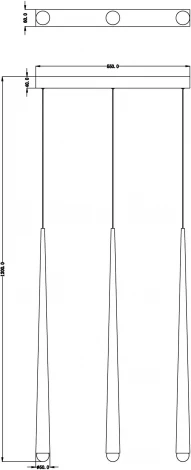 Подвесной светильник Arte Lamp Frankie A2191SP-18PB (LED, 220V, на проводе)