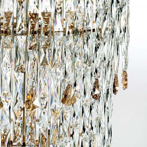 Подвесная люстра хрустальная Modelux ML.905.750 GD