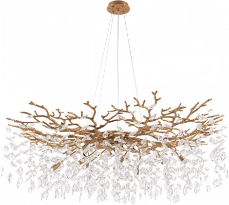 Подвесная люстра хрустальная Arte Milano Milano-1 23110.1200.18.E14.B IB (220V, на тросе)