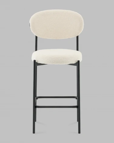 Стул полубарный Бриф DD букле молочный Stool Group арт.УТ000041504