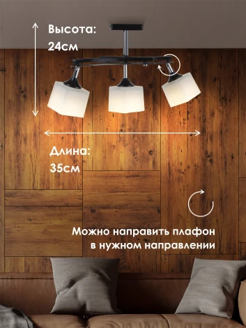 Потолочная люстра на штанге Мелодия Света SS1N 000023916