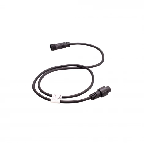 Удлинитель для гирлянд серии F90PRO 1м статика/мерцание IP67 черный Uniel UCX-F90 E/1M/BK